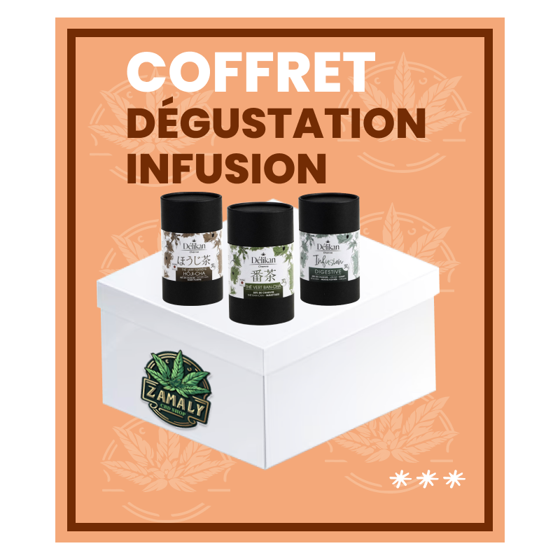 Produit CBD : Coffret dégustation infusion
