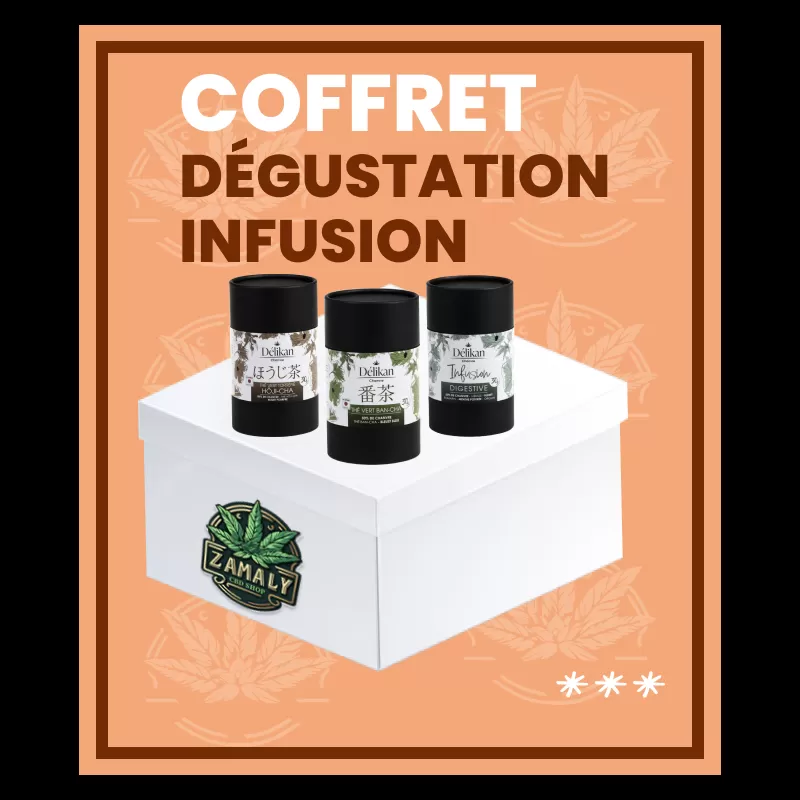 Produit CBD : Coffret dégustation infusion