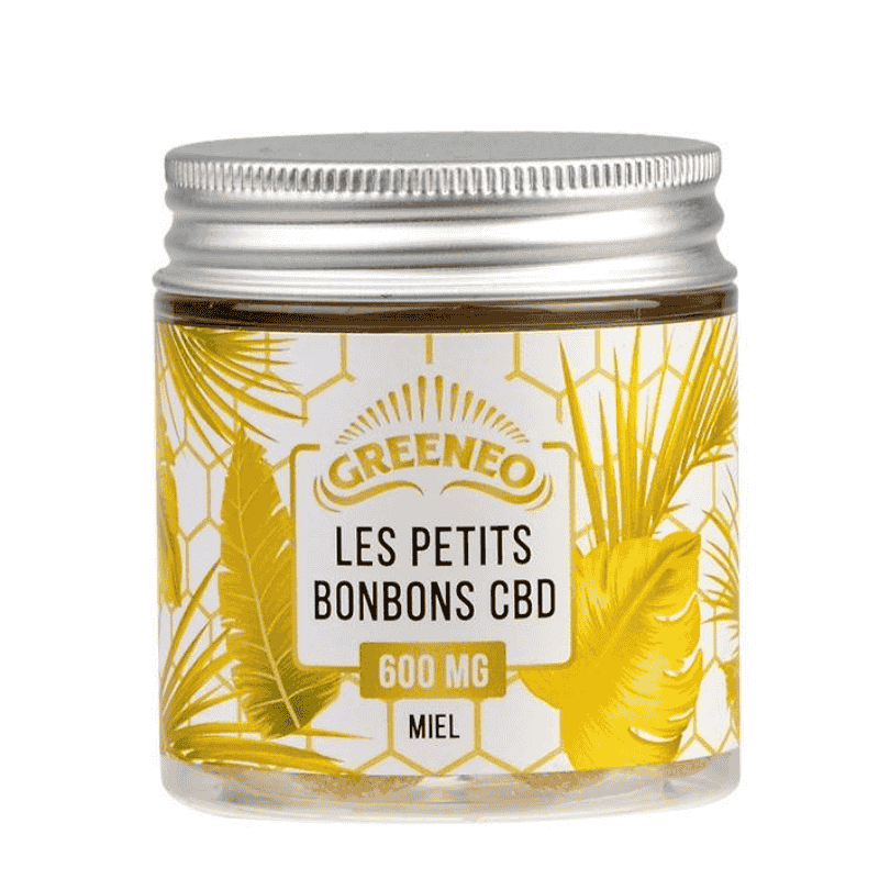 Produit CBD : Greeneo - Les petits bonbons CBD au miel