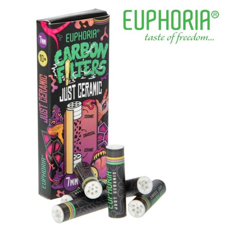 Produit CBD : FILTRES EUPHORIA CHARBON ACTIF CERAMIQUE