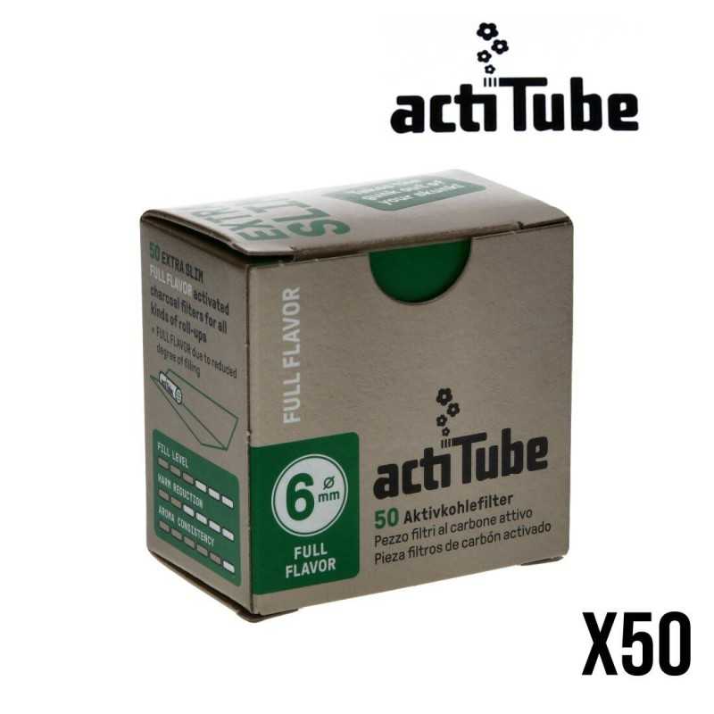 Produit CBD : FILTRE A CHARBON ACTITUBE PAR 50