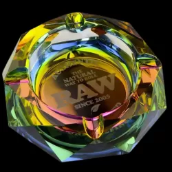 Produit CBD : Cendrier en Verre Raw Rainbow