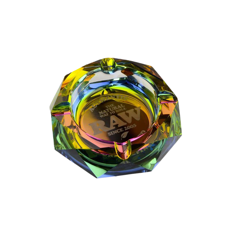 Produit CBD : Cendrier en Verre Raw Rainbow
