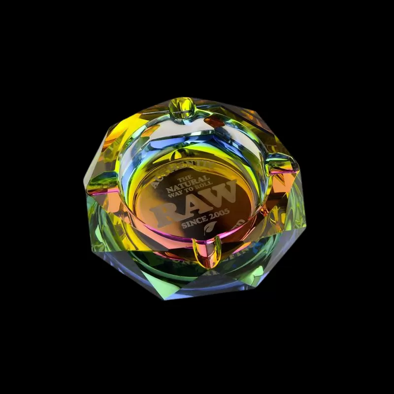 Produit CBD : Cendrier en Verre Raw Rainbow