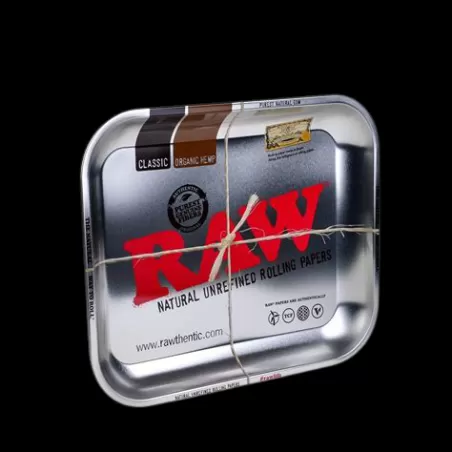Produit CBD : Plateau Raw Métallique