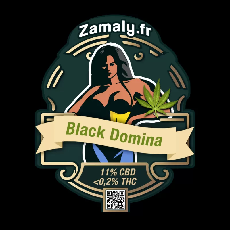 Fleur de CBD : Black Domina - Fleur CBD Outdoor