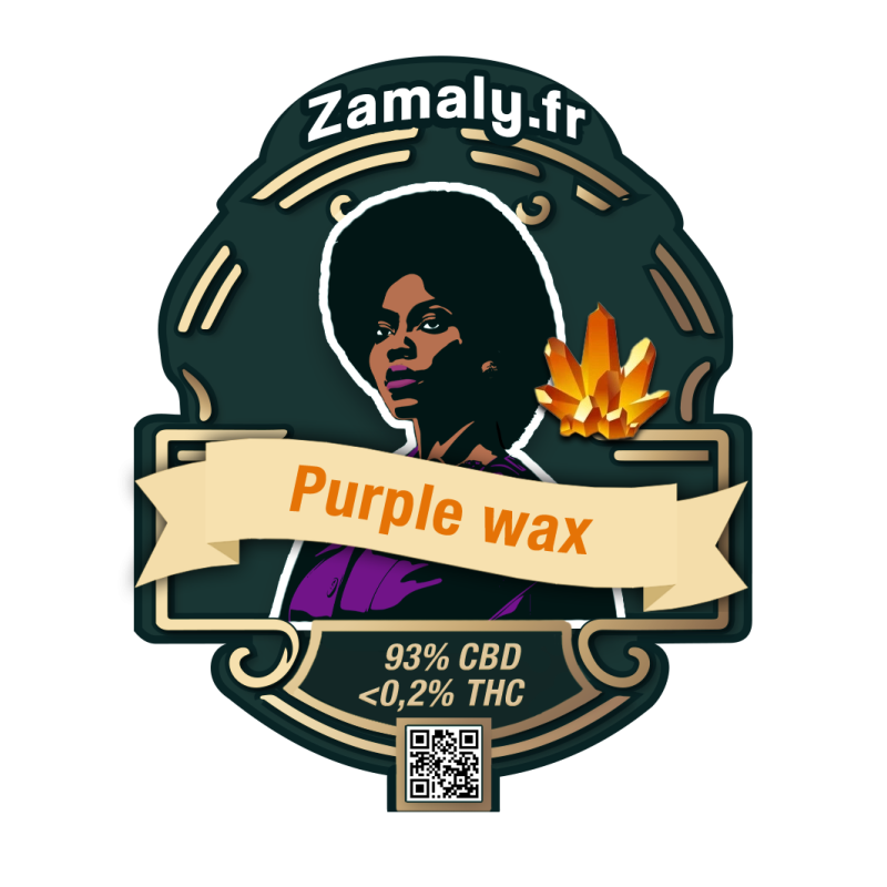 Concentrés CBD : Purple wax - Rock CBD