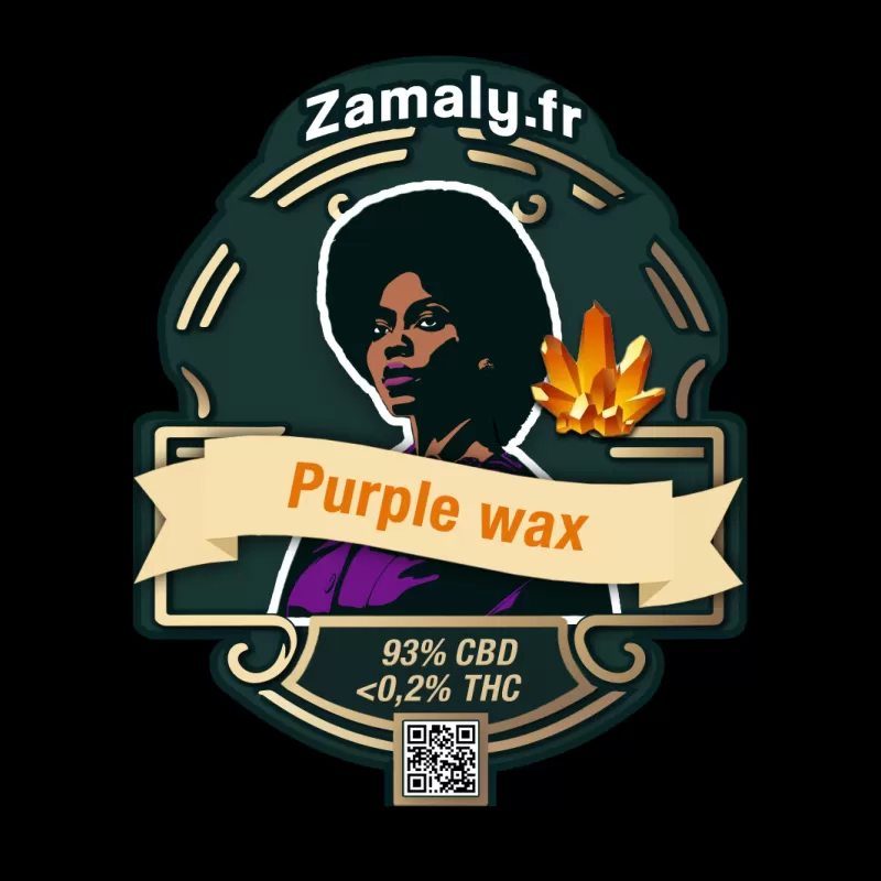 Concentrés CBD : Purple wax - Rock CBD