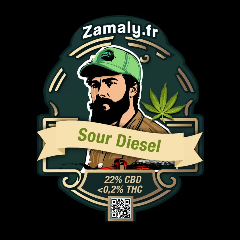 Fleur de CBD : Sour Diesel - Fleur CBD Indoor