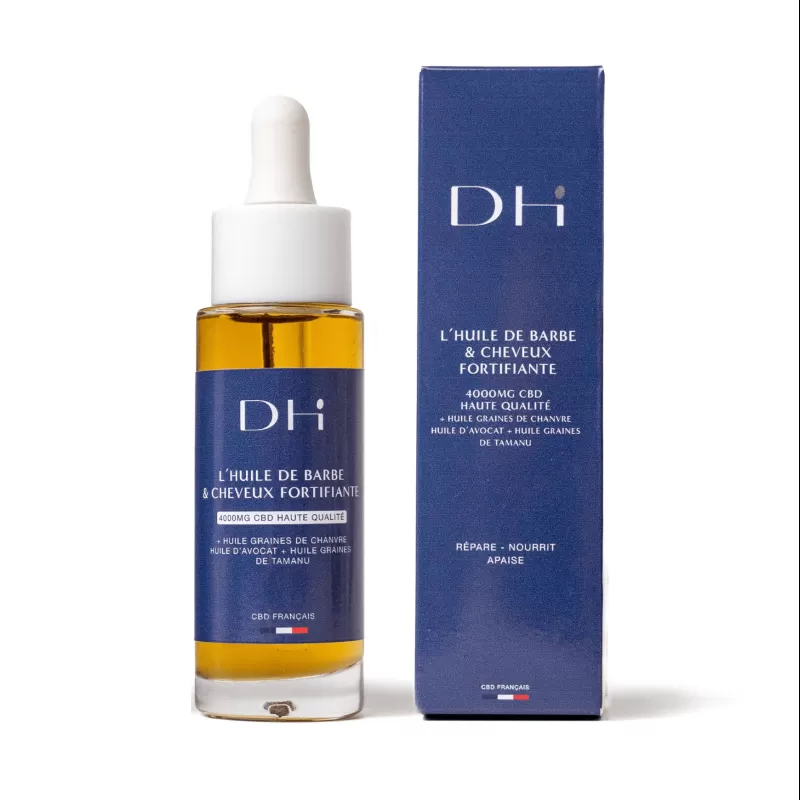 HUILE DE BARBE ET CHEVEUX - 4000MG CBD - Bien-être | Cosmétique cbd