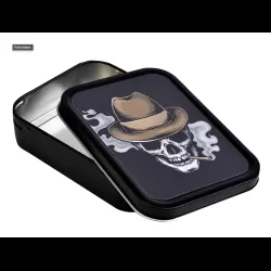 BOITE METAL SMOKING SKULL