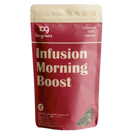 Produit CBD : INFUSION CBD TENGRAMS MORNING BOOST 50G