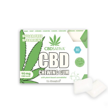 Produit CBD : CHEWING GUM AU CBD 21GR