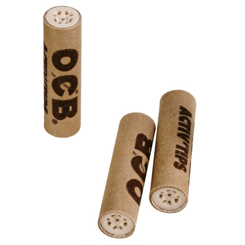 Produit CBD : FILTRES CHARBON ACTIF OCB NON BLANCHI PAR 10