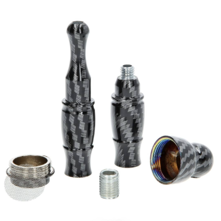 Produit CBD : PIPE METAL CARBONE