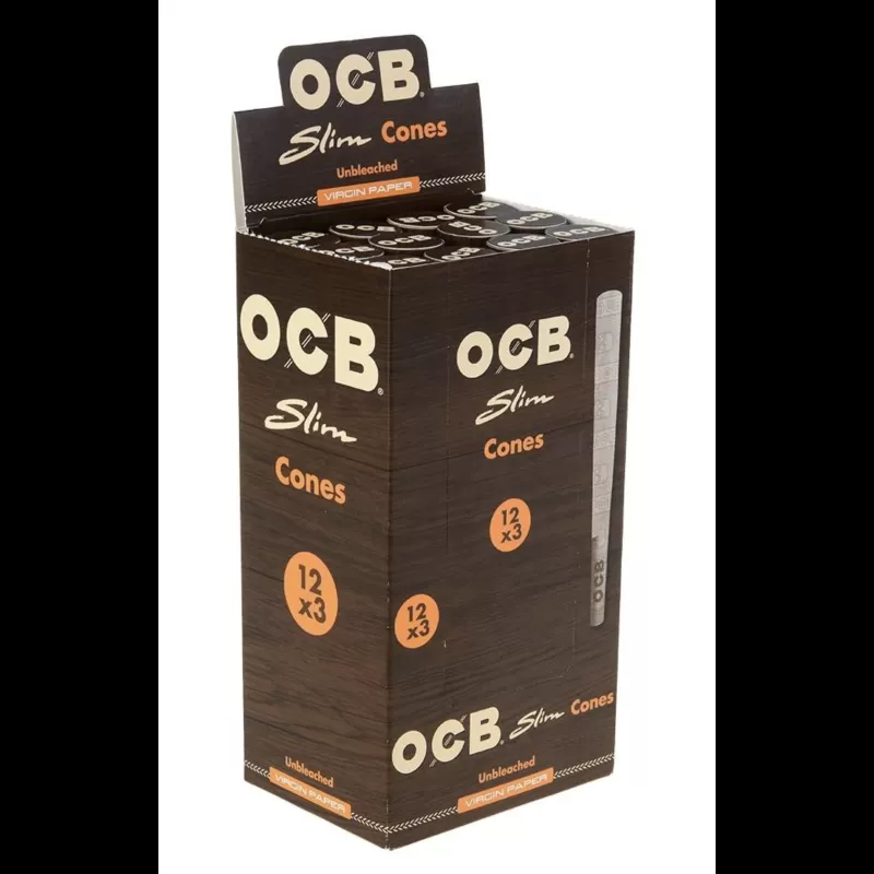 Produit CBD : CONES OCB SLIM NON BLANCHI PAR 3