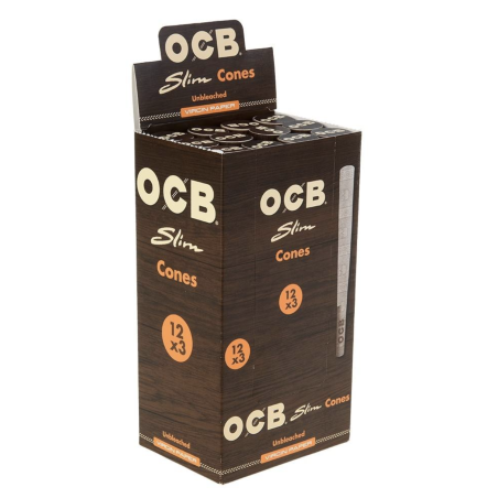 Produit CBD : CONES OCB SLIM NON BLANCHI PAR 3