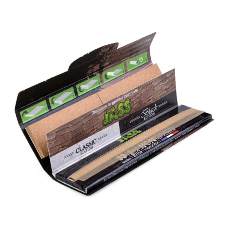 Produit CBD : FEUILLE A ROULER JASS SLIM + TIPS BROWN