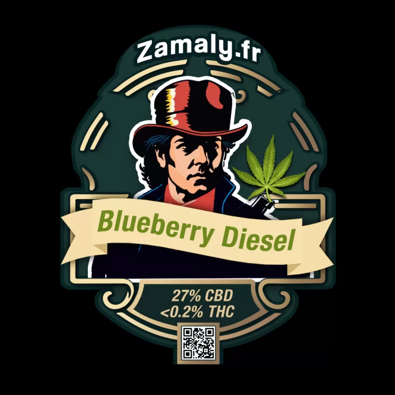 Fleur de CBD : Blueberry Diesel - Fleur CBD Indoor