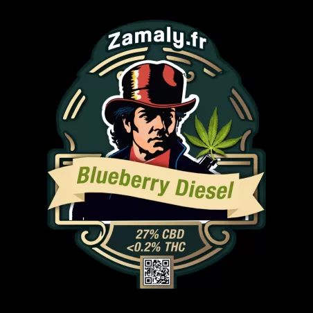 Fleur de CBD : Blueberry Diesel - Fleur CBD Indoor