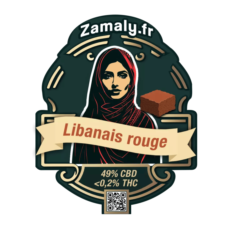 Hash Résine CBD : Libanais rouge - Résine Hash CBD