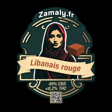 Hash Résine CBD : Libanais rouge - Résine Hash CBD