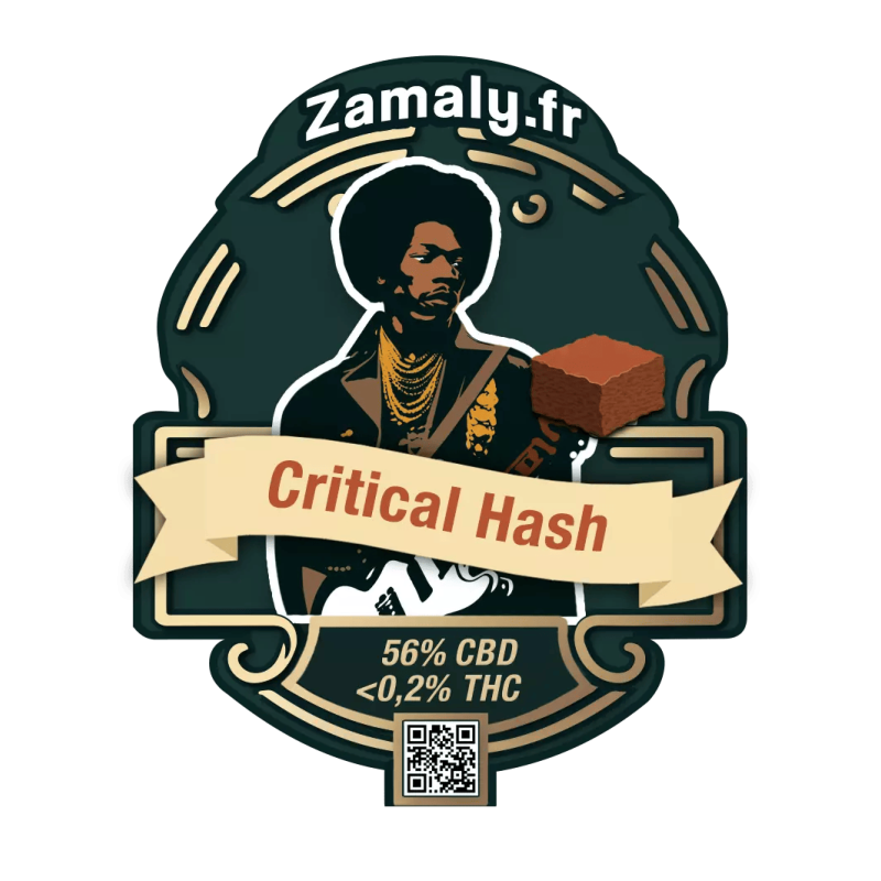 Hash Résine CBD : Critical Hash - Résine Hash CBD