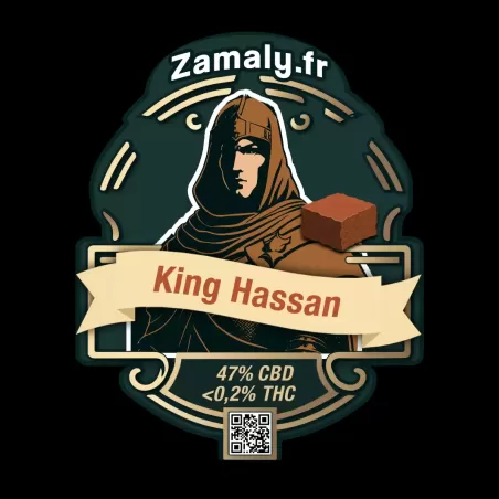 Hash Résine CBD : King Hassan - Résine Hash CBD