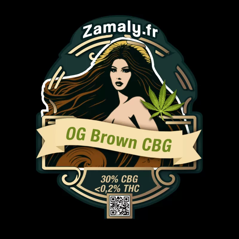 Résine og brown CBG - CBG Hash | Shop CBD Zamaly