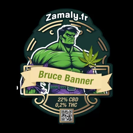 Fleur de CBD : Bruce Banner - Fleur CBD Indoor