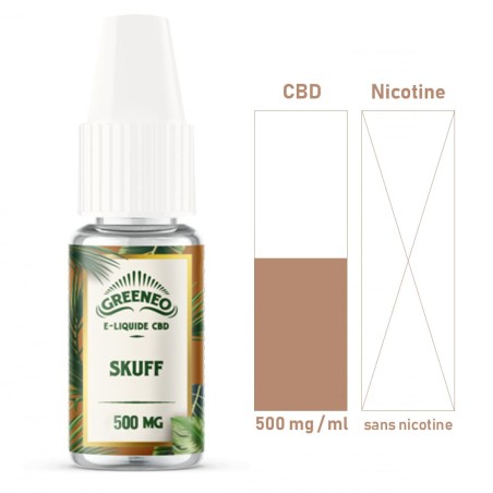 E-liquide CBD : E-liquide cbd Greeneo Skuff 500 mg E-liquide CBD : E-liquide cbd Greeneo Skuff 500 mg