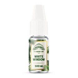 E-liquide CBD : E-liquide cbd Greeneo White Window 500 mg