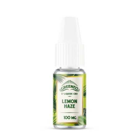 E-liquide CBD : E-liquide cbd Greeneo Lemon Haze 100 mg